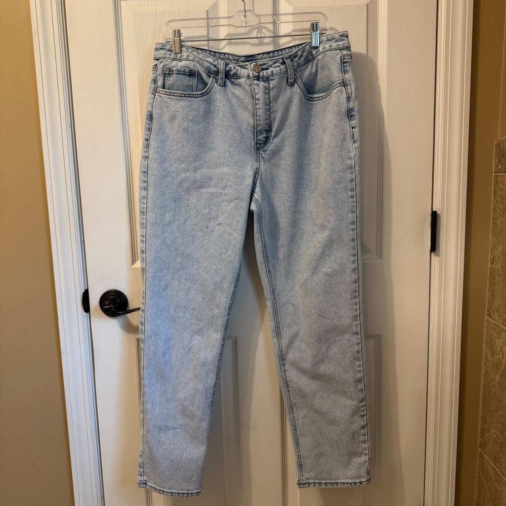 Seven7 Straight‎ Leg Light Wash Boyfriend Jeans Women’s 12